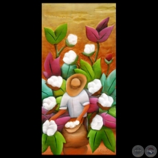 ALGODONEROS - Xilopinturas de ANDRÉS CAÑETE